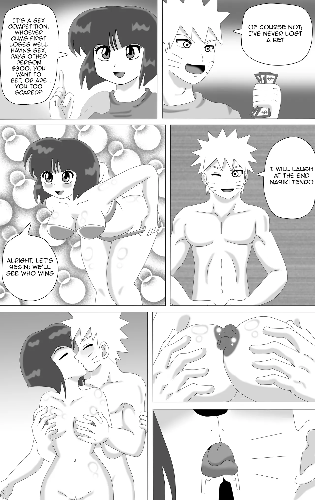 CROSSOVER NARUTO X SHAMPOO &amp; NABIKI TENDO page 5 full