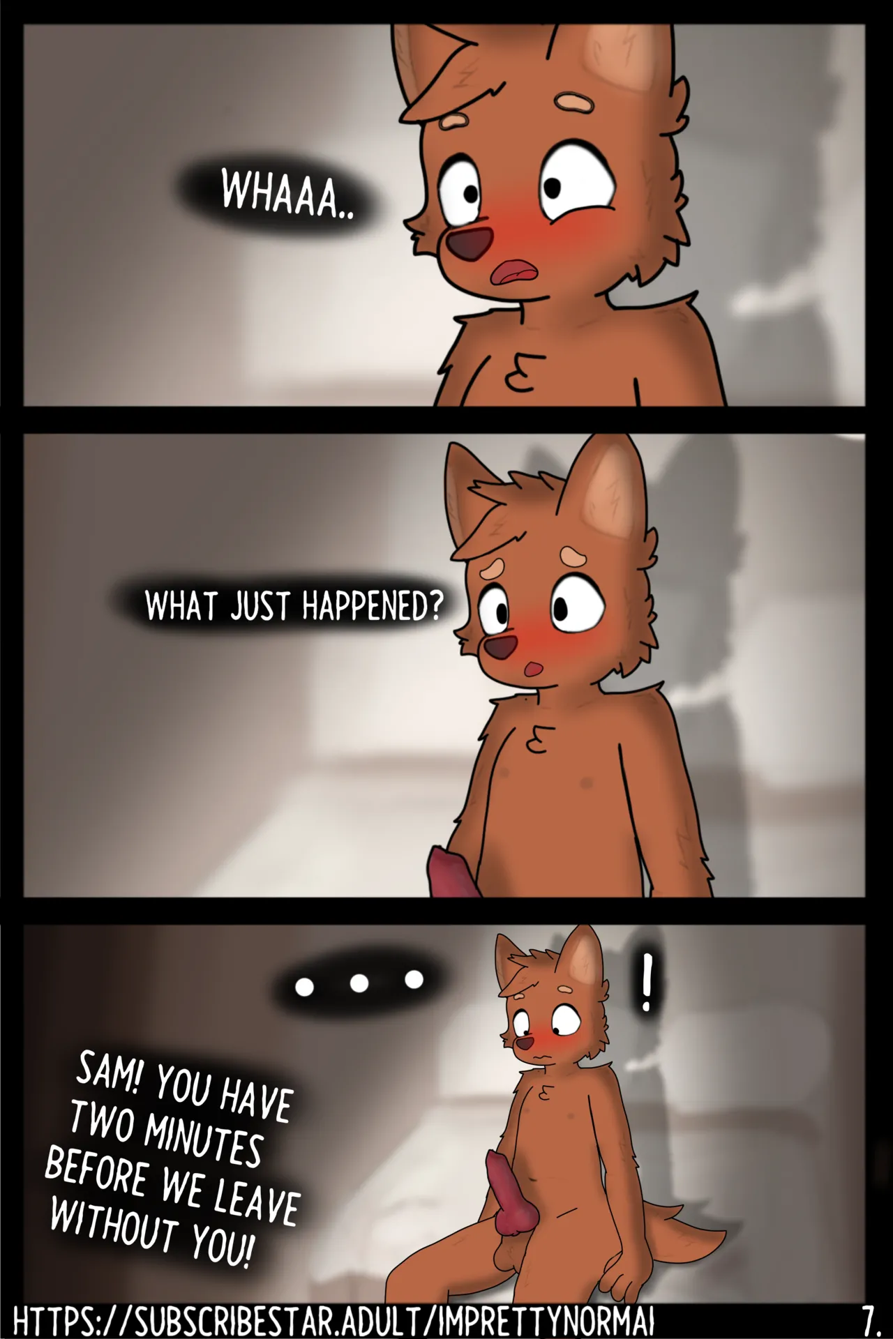 Slept In!  Ongoing page 8 full