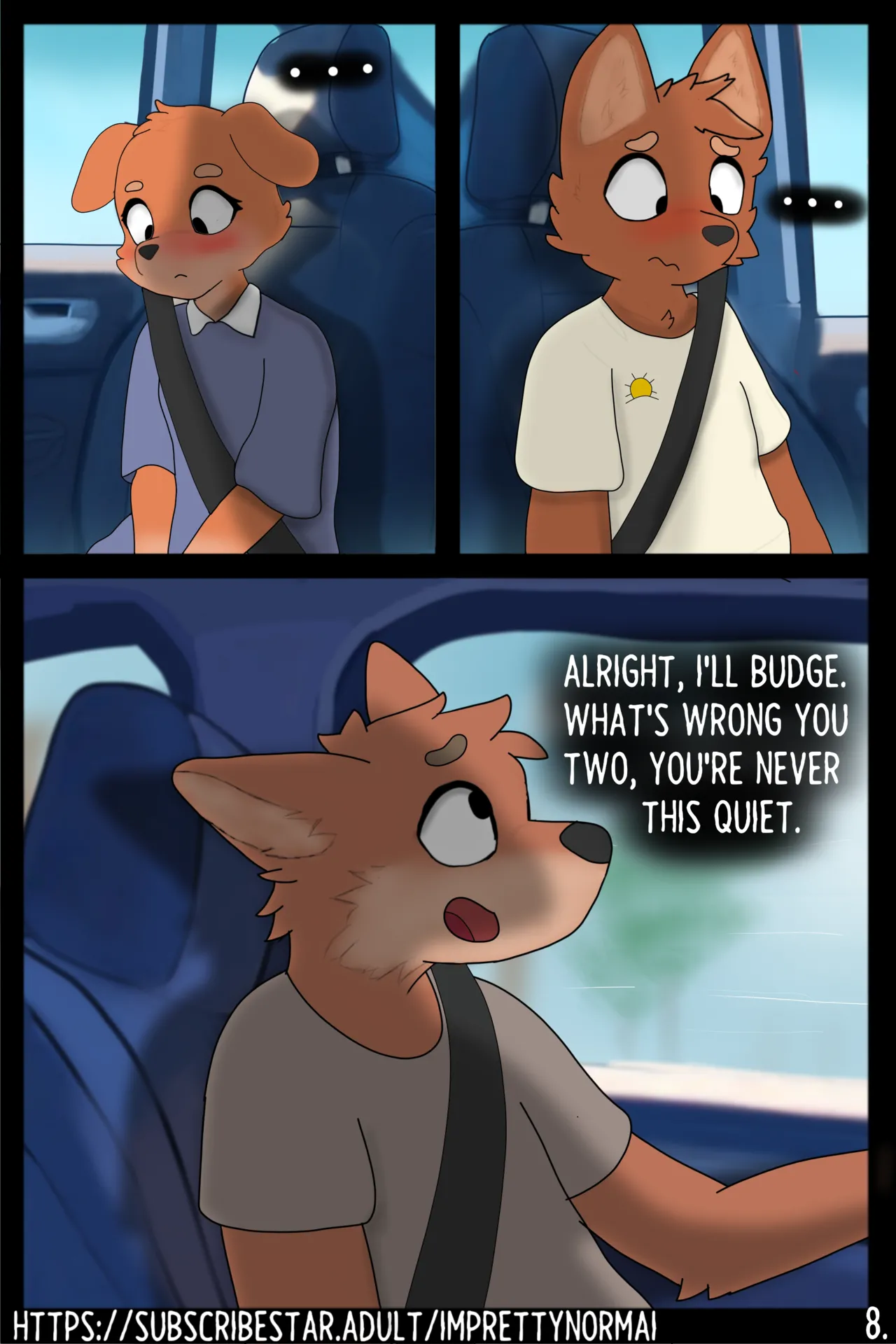 Slept In!  Ongoing page 9 full