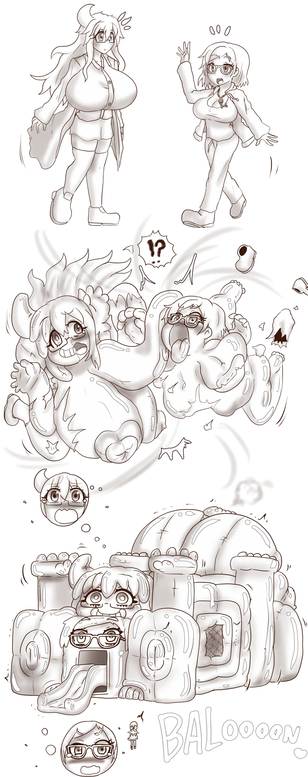 Maddie &amp; Chiri Double Balloon Castle page 2 full
