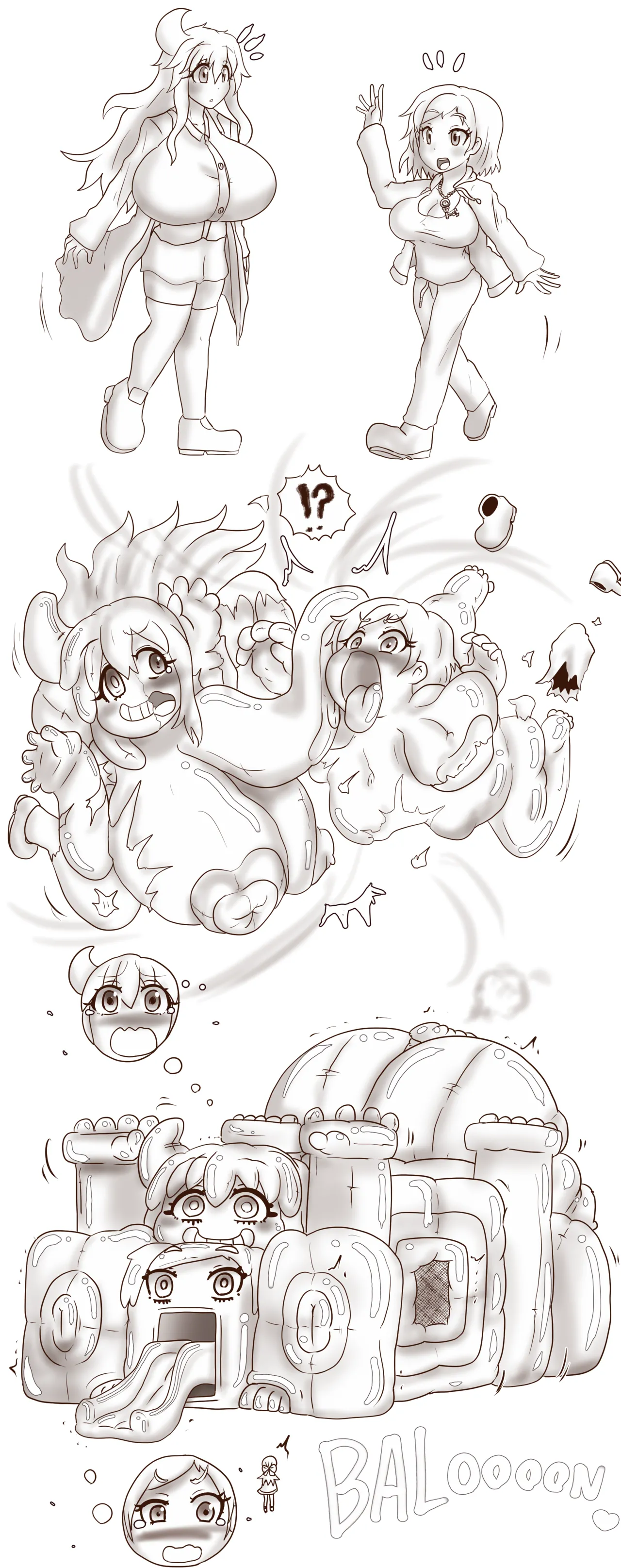 Maddie &amp; Chiri Double Balloon Castle page 3 full