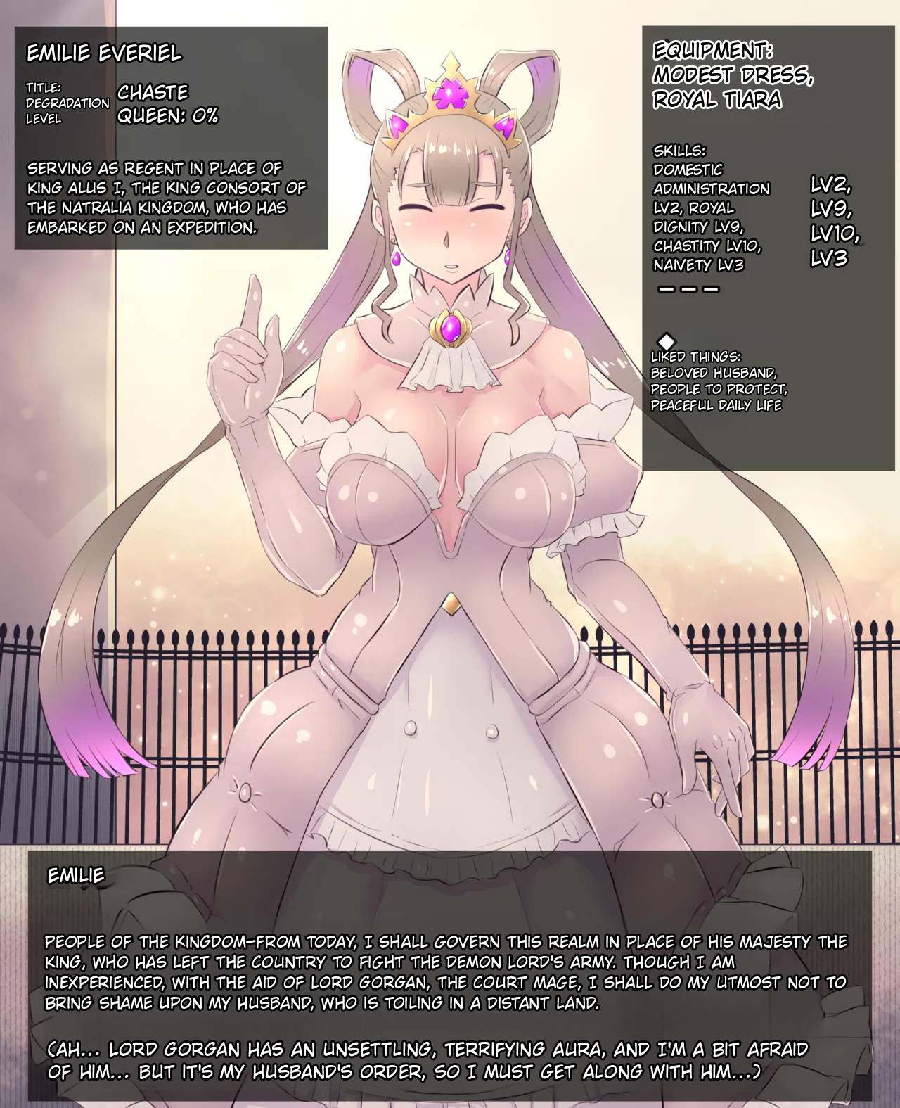 Mahouya  Queen Emmaly page 1 full