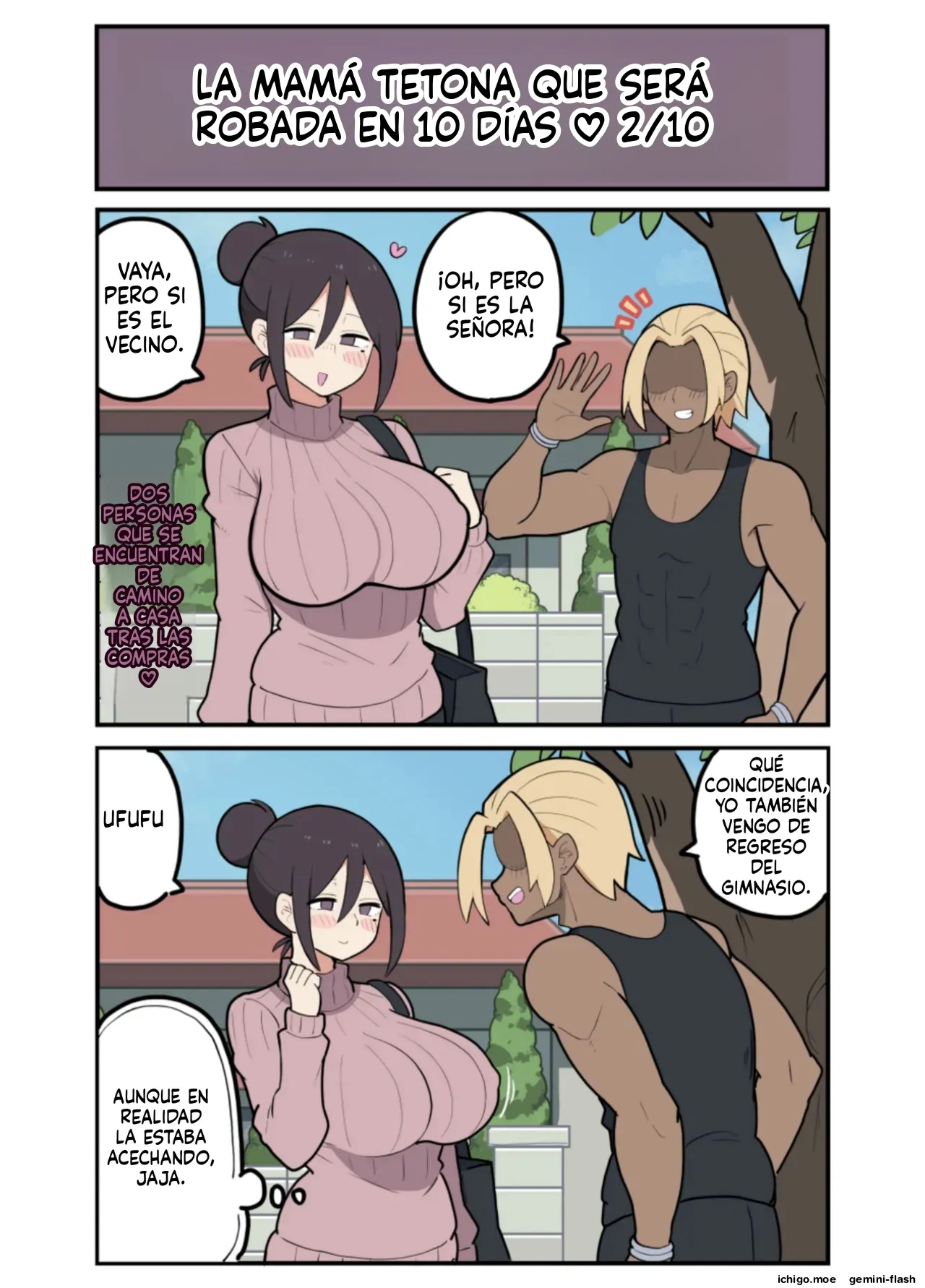 10-Nichigo ni Netorareru Kyonyuu Mama-san page 6 full