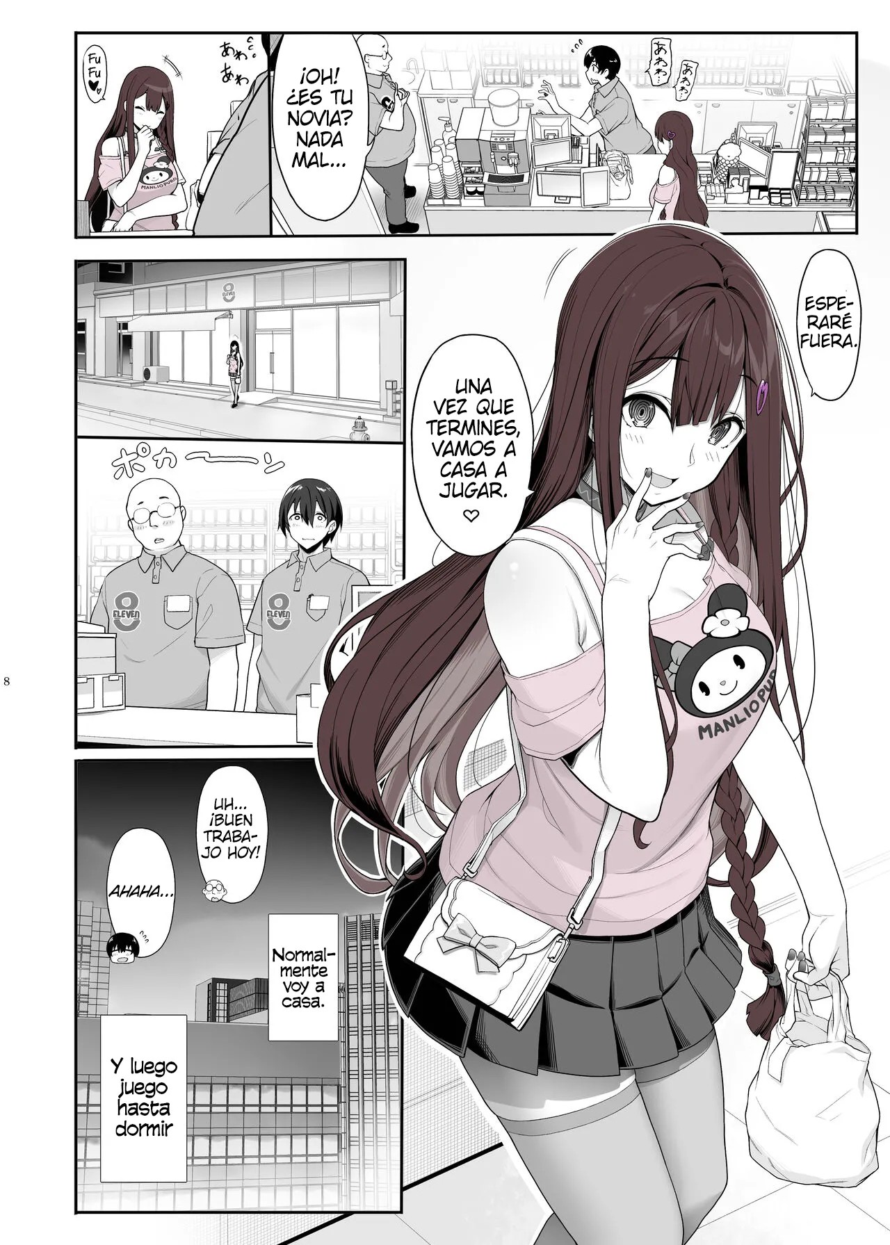 Jiraikei Joshi wa Ie Totsu shite game Shinagara H mo Shitai~ sin censura page 8 full