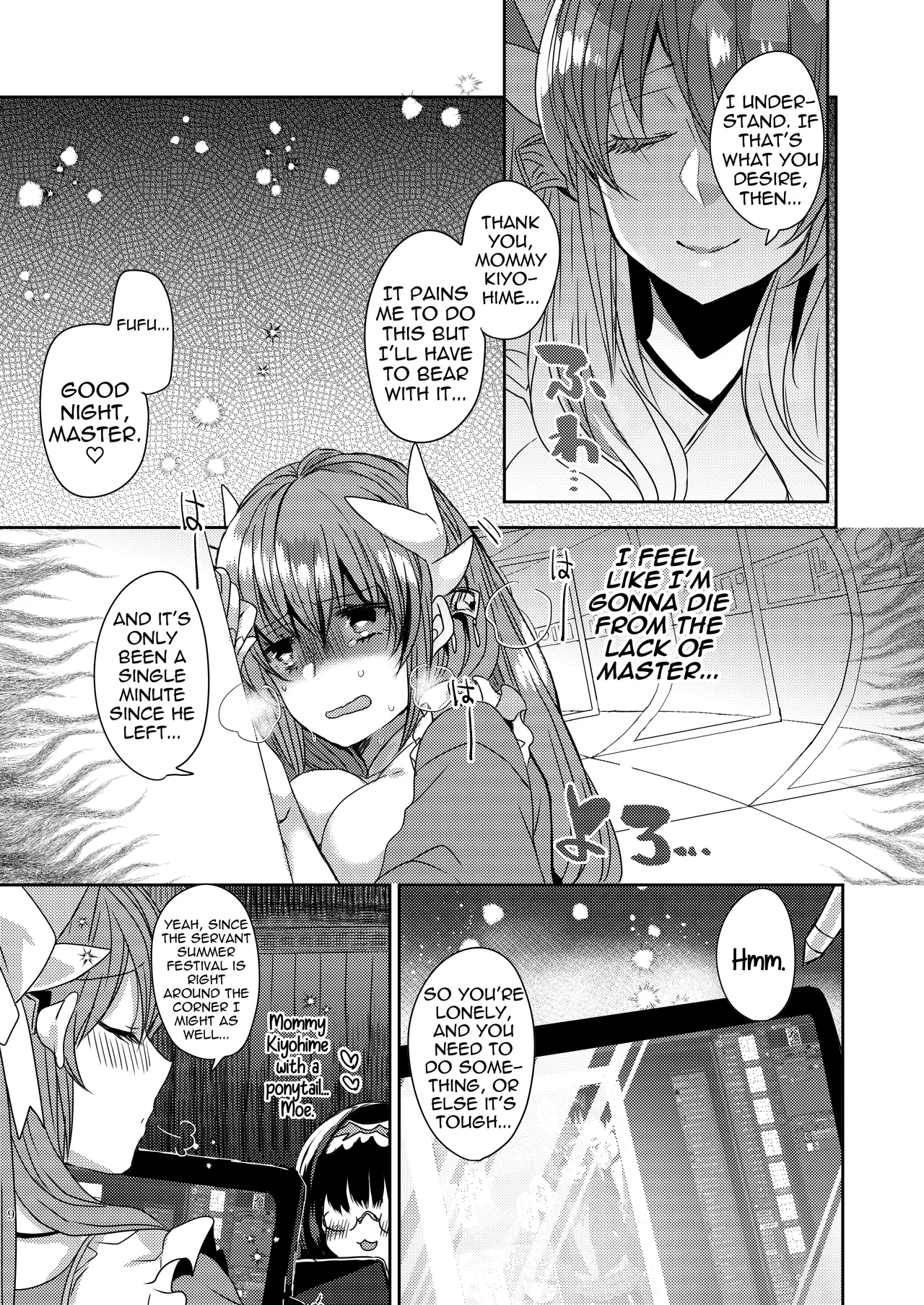 Uchi no Kiyohime wa Mama 3 | My Kiyohime is a Mommy 3 page 9 full