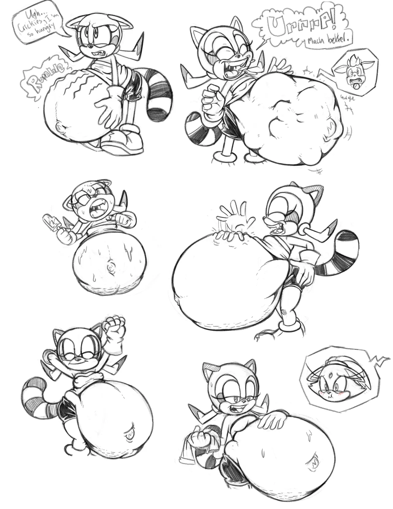 Preg Marine Sketches page 3 full