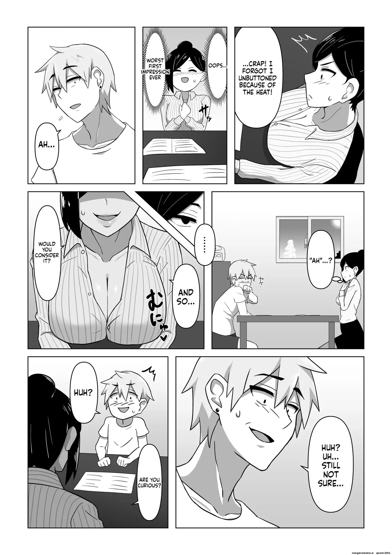 Seductive Life insurance saleswoman page 7 full