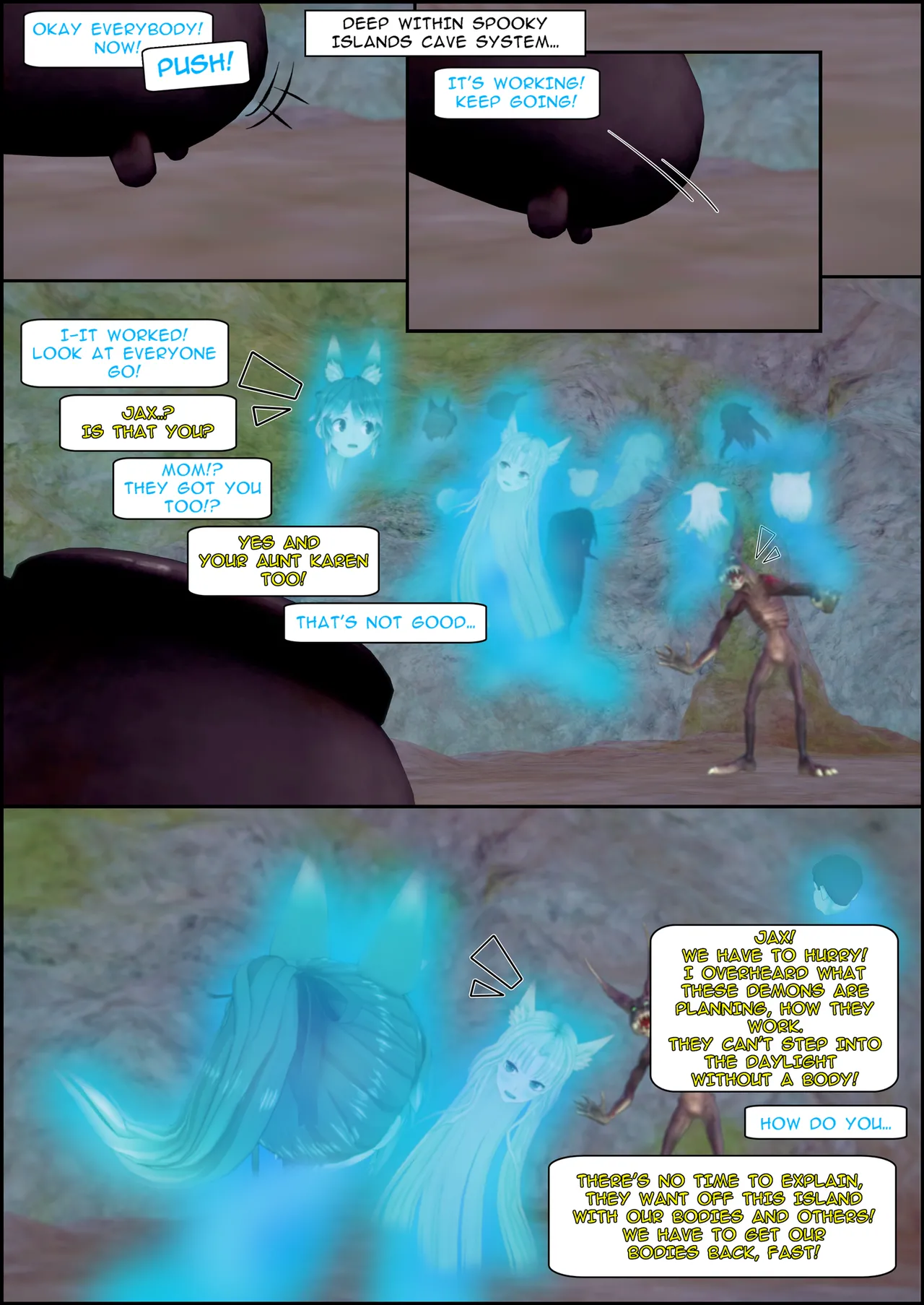 Spooky island swapping! page 3 full