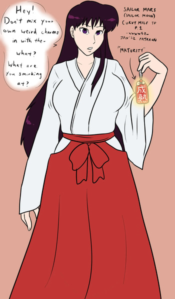 SailorMars curvy MILF TF cover