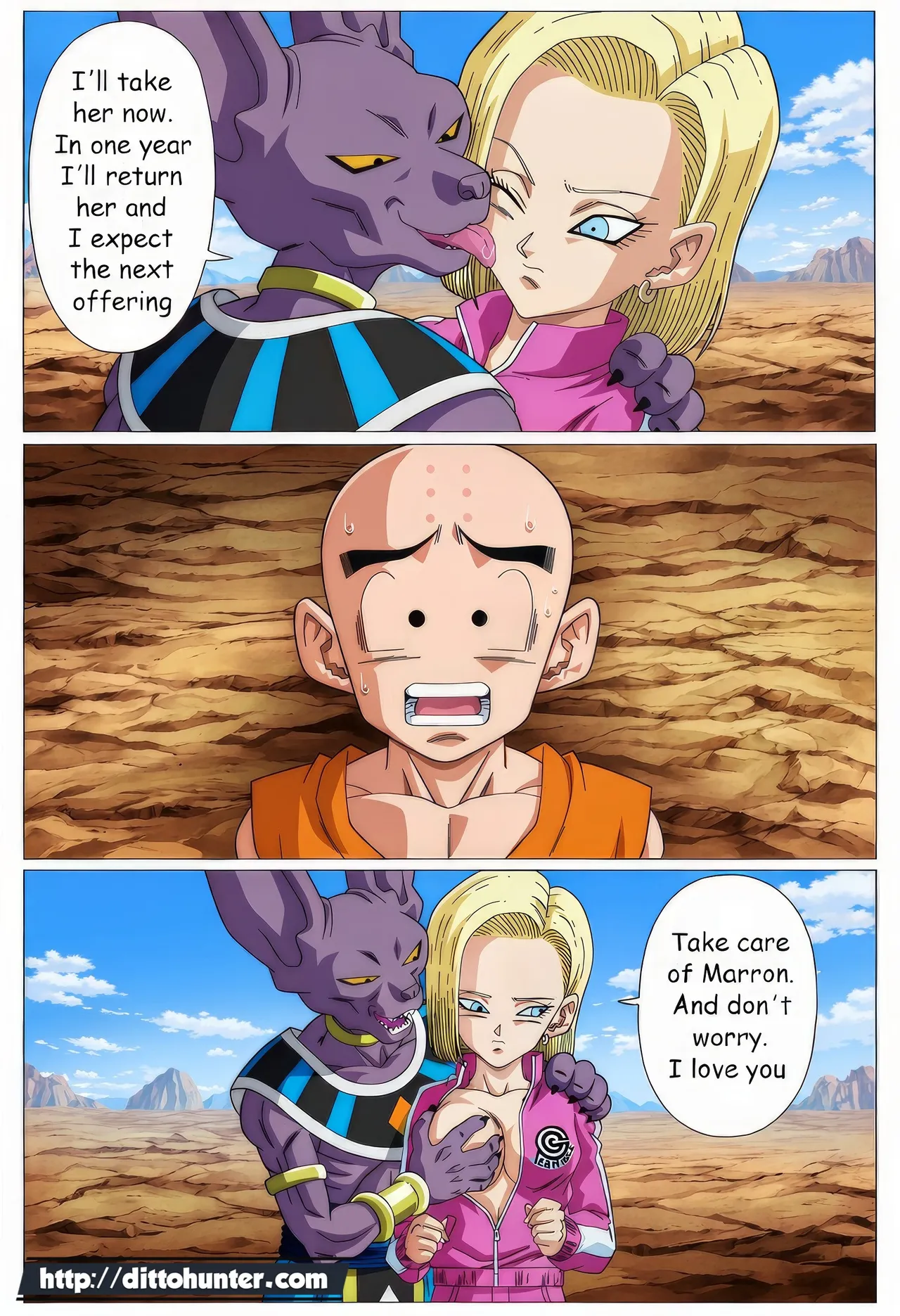 Beerus &amp; Android 18  The Divine Pact of Temptation page 10 full