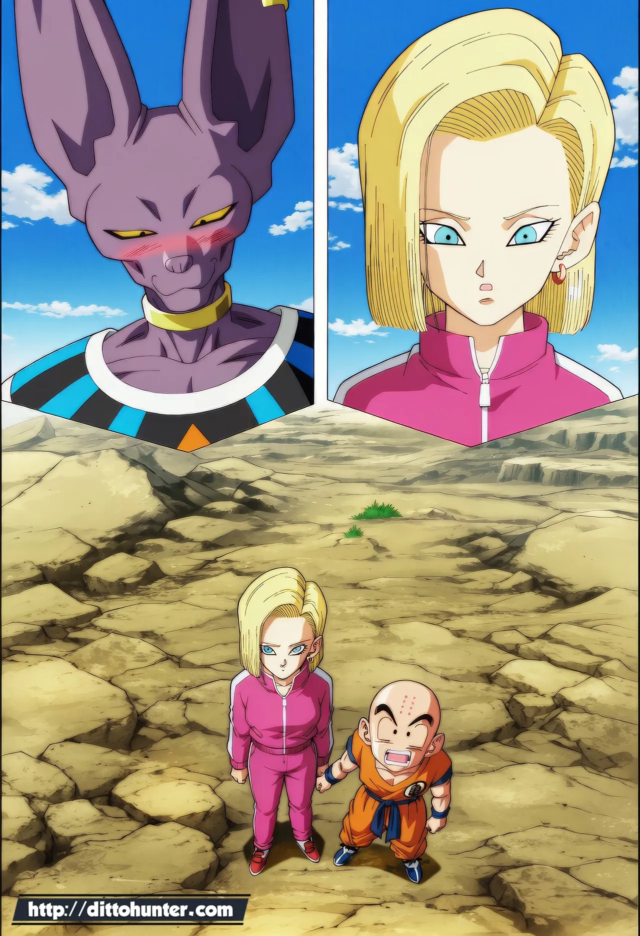Beerus &amp; Android 18  The Divine Pact of Temptation page 6 full
