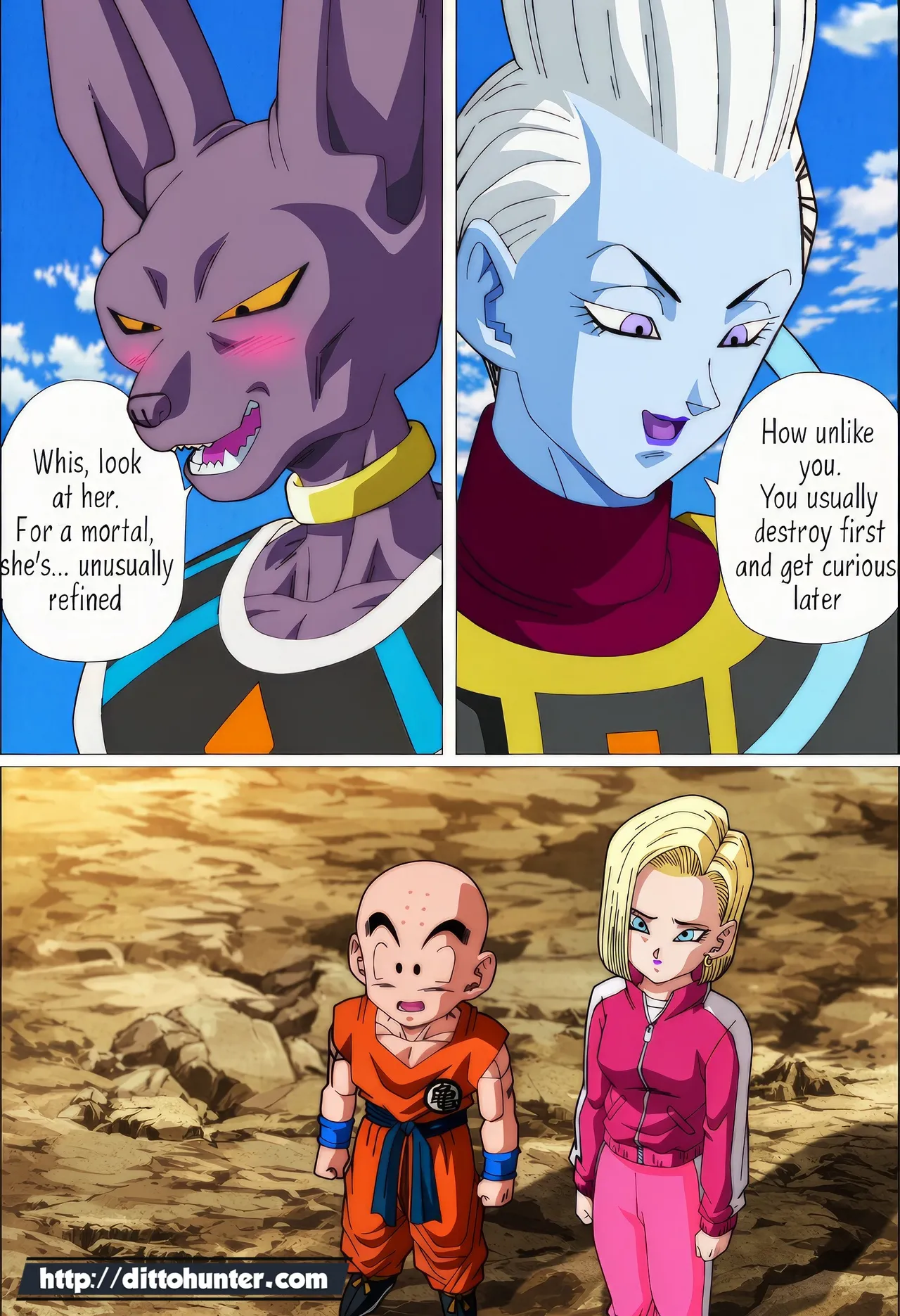 Beerus &amp; Android 18  The Divine Pact of Temptation page 7 full
