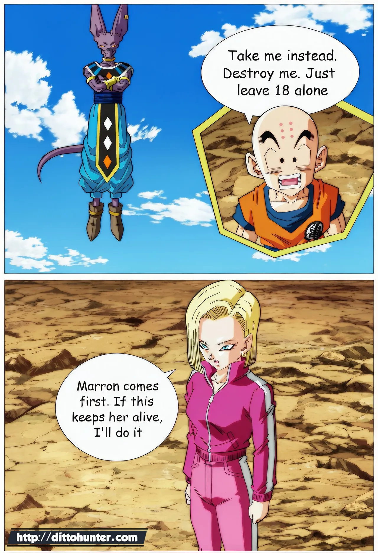 Beerus &amp; Android 18  The Divine Pact of Temptation page 9 full