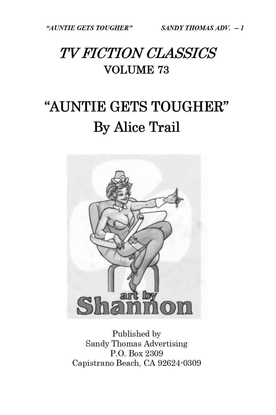 TVC073 – Auntie Gets Tough – Story Two – Auntie Gets Tougher by Alice Trail – Art by Shannon page 2 full