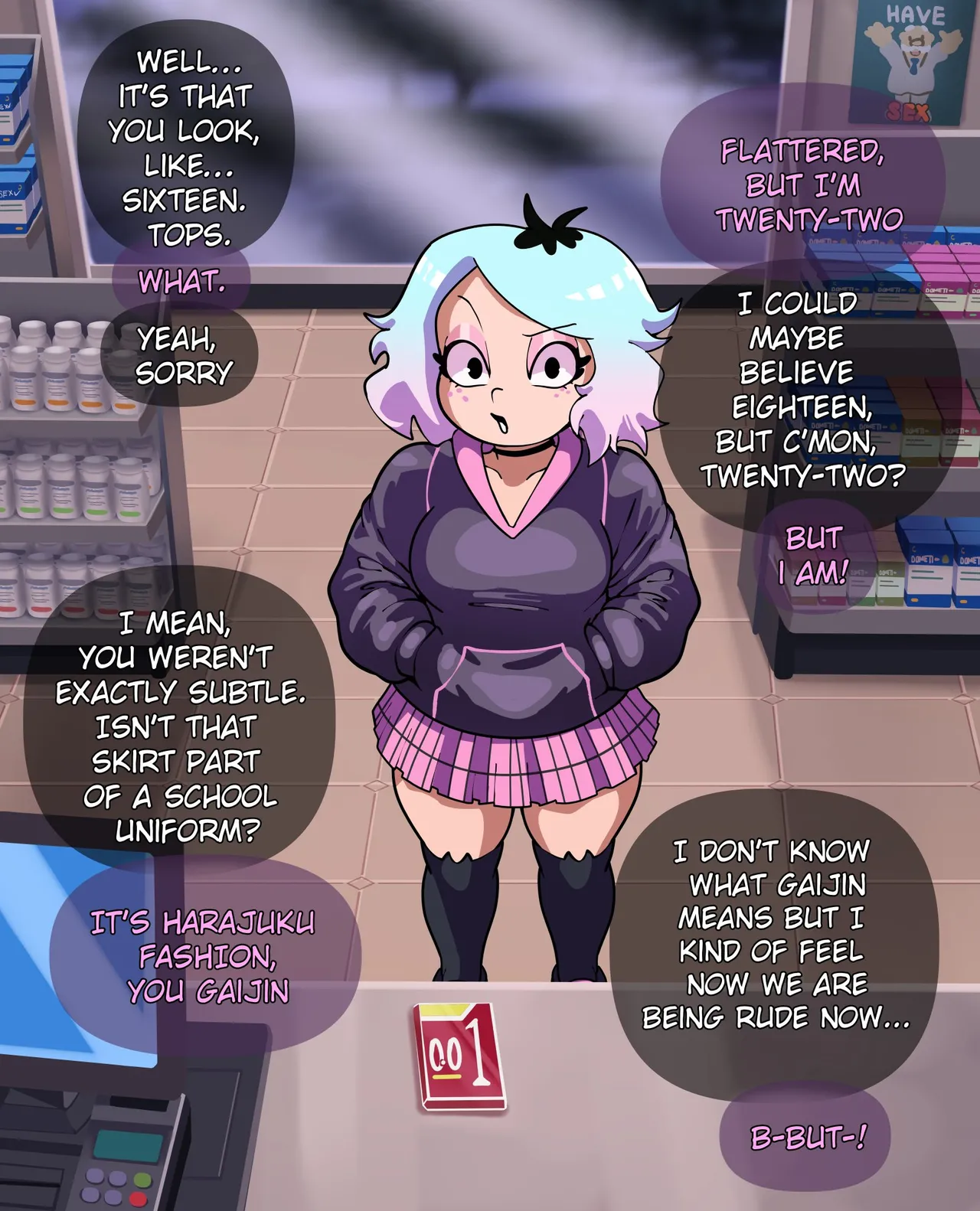 Emberlynn Pinkle tries to buy some condoms page 3 full