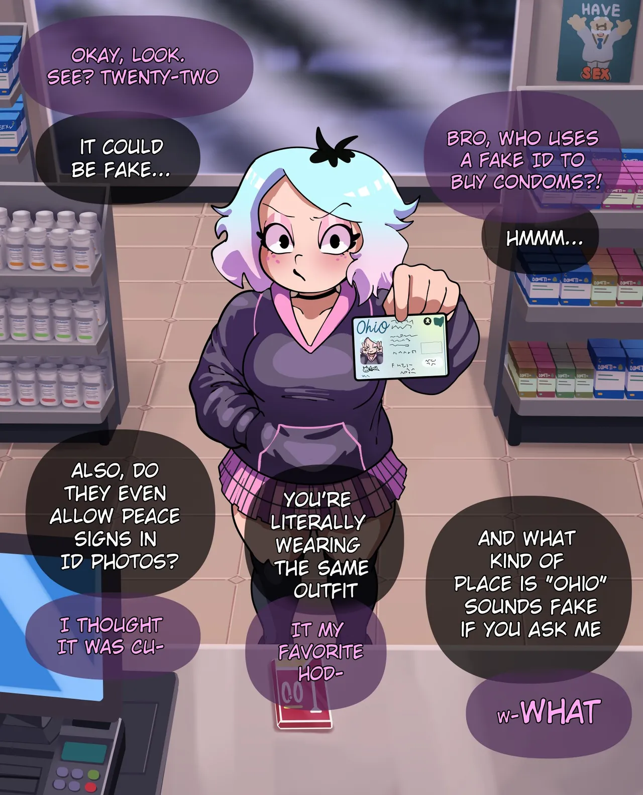 Emberlynn Pinkle tries to buy some condoms page 4 full