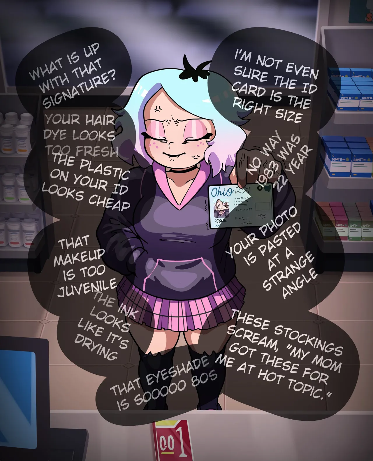 Emberlynn Pinkle tries to buy some condoms page 5 full
