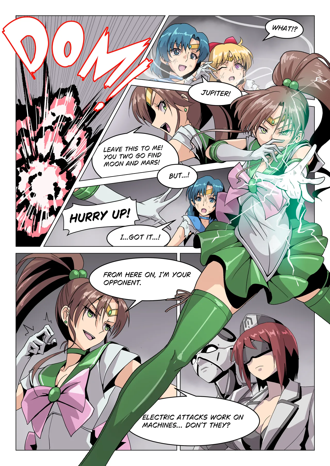 Sailor Jupiter's defeat page 2 full