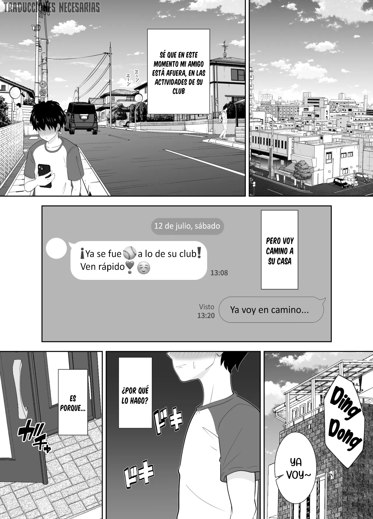 Muchimuchi Tomohaha no Shitagi de Tatteru no o Mirareta Boku no Matsuro ga Yabasugiru | El desenlace que me esperaba después de que me vieran excitado con la ropa interior de la madre de mi amigo fue una locura page 3 full