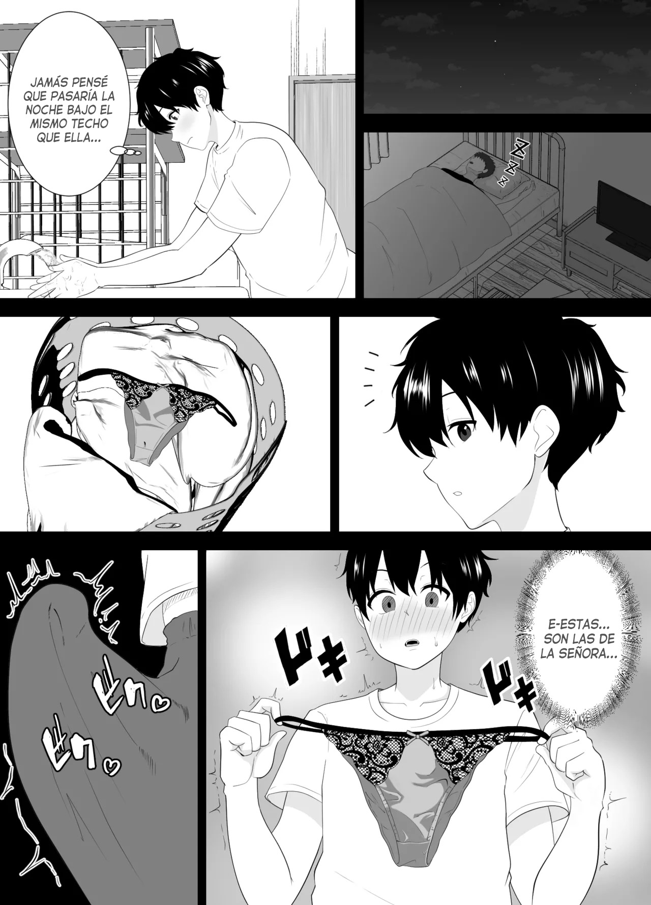 Muchimuchi Tomohaha no Shitagi de Tatteru no o Mirareta Boku no Matsuro ga Yabasugiru | El desenlace que me esperaba después de que me vieran excitado con la ropa interior de la madre de mi amigo fue una locura page 8 full