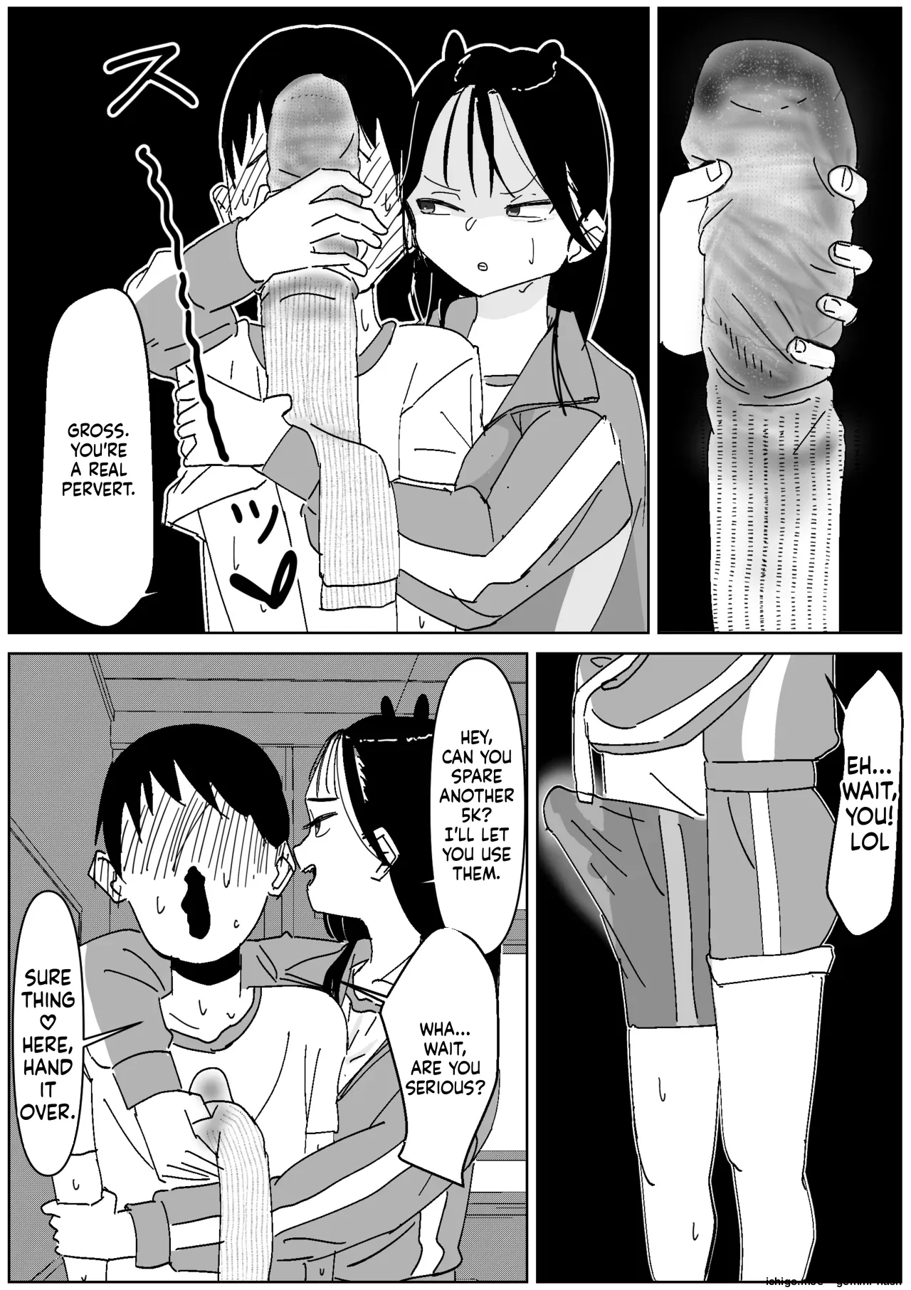 Classmate's Stinky "3-Day-Worn" Socks Attack page 6 full