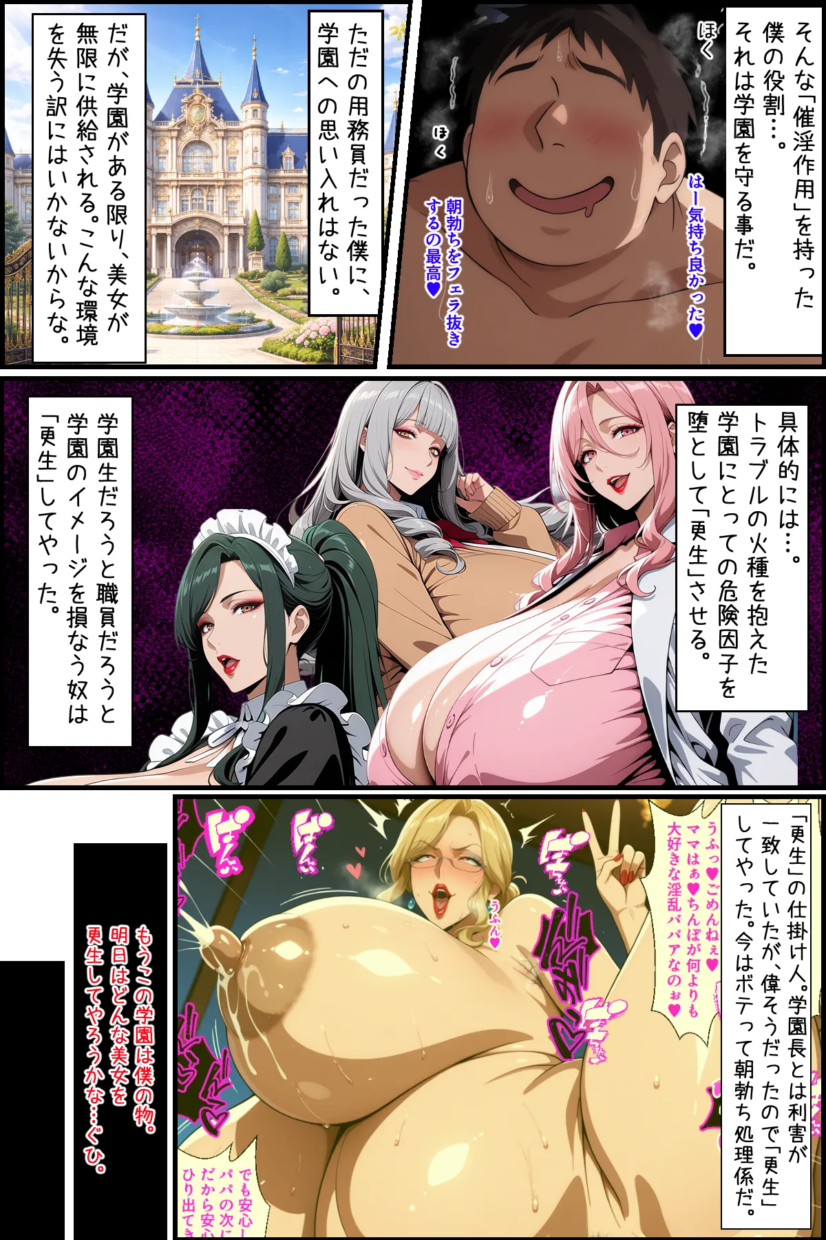 「あちみ屋」爆乳姉妹もムチムチ熟女ママも…一家まとめて完堕ちさせてラブラブする話 page 3 full