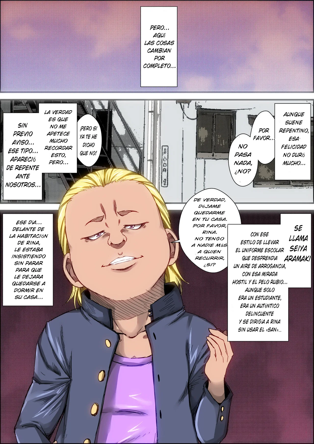 La historia de cuando la chica que siempre me gustó fue seducida por un delincuente. page 5 full