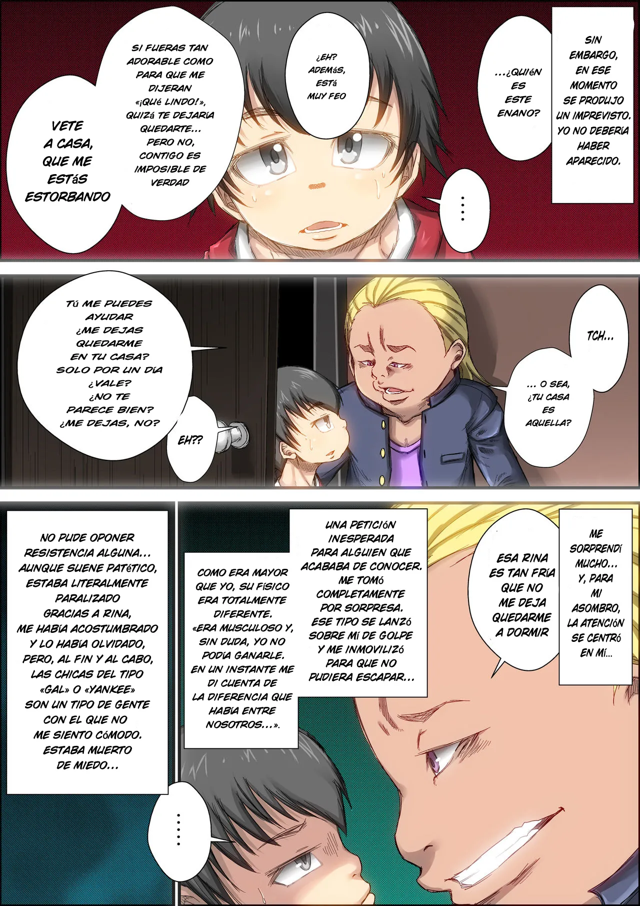 La historia de cuando la chica que siempre me gustó fue seducida por un delincuente. page 7 full