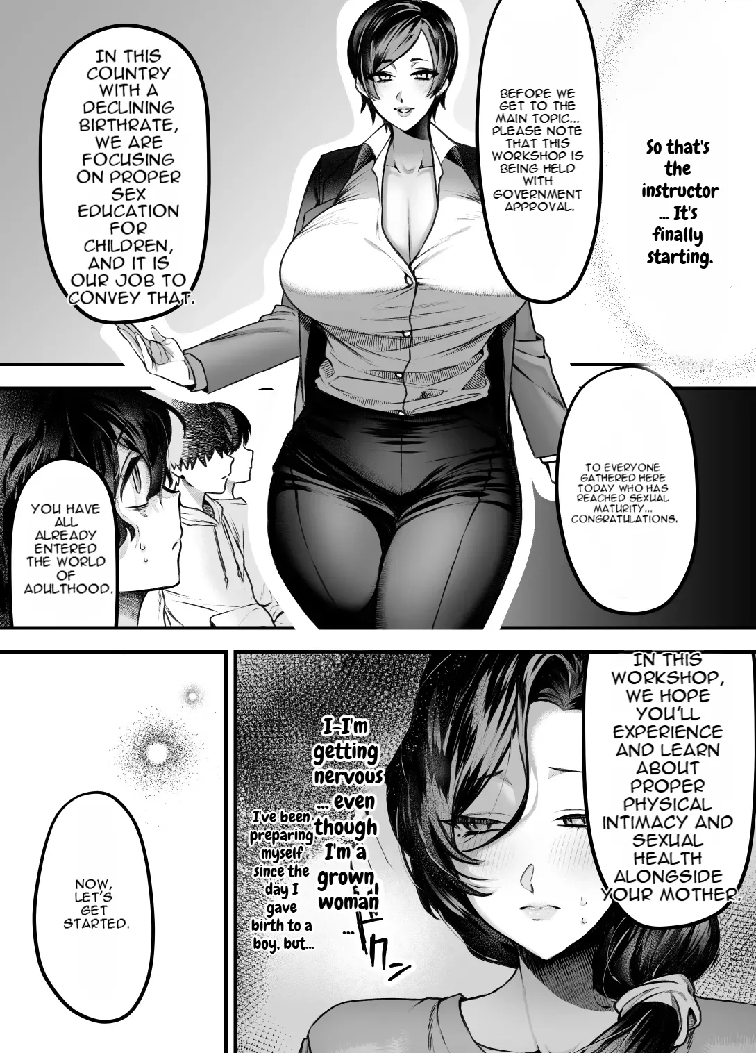 A world where it is the norm for moms to become masturbation toys exclusively for their sons. page 4 full