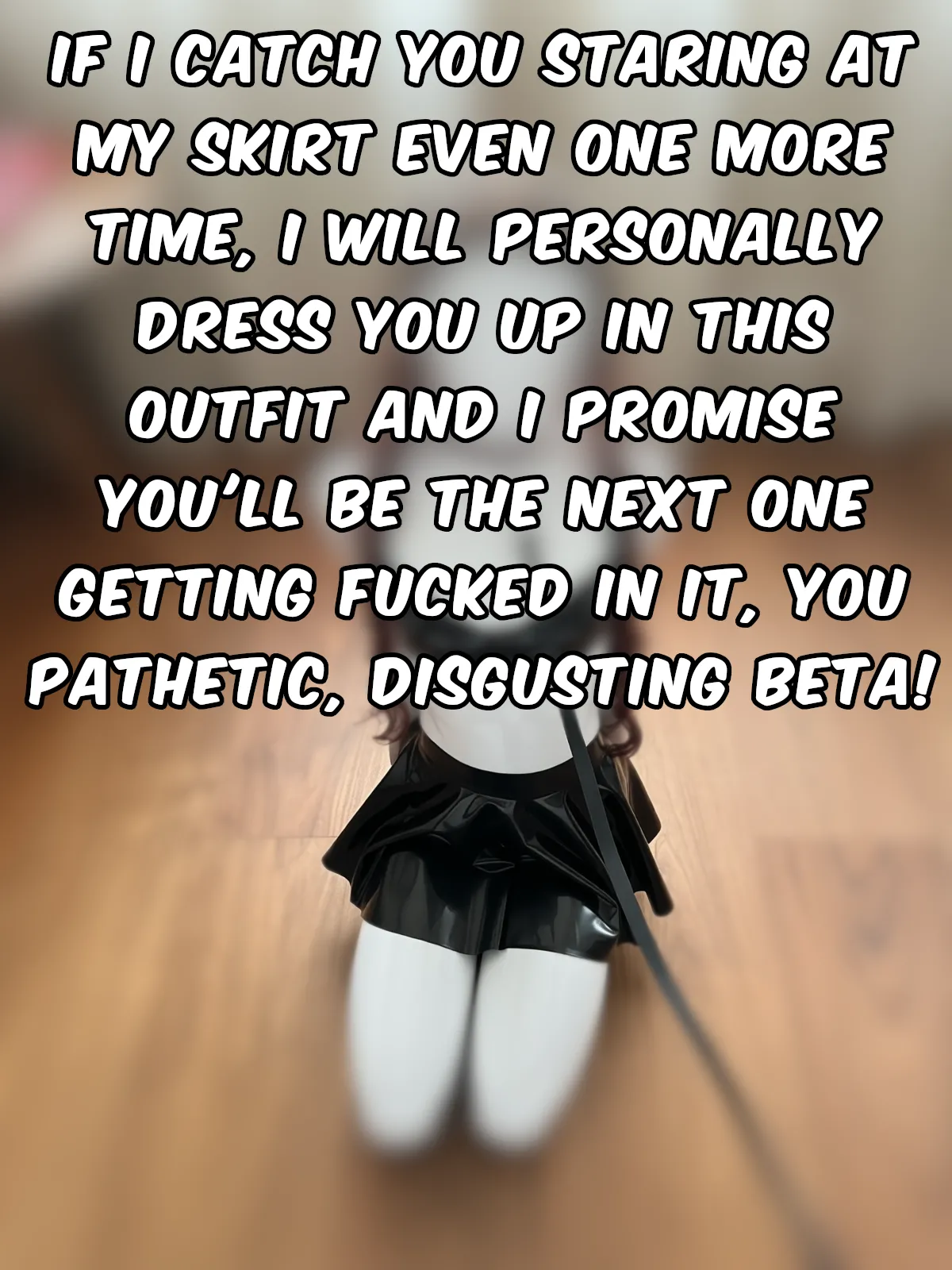 Mannequin goddesses were still too much for your pathetic brain, but thanks to a new betachip update, your mistress can now combine styles. Say hello to blurred mannequins! page 8 full