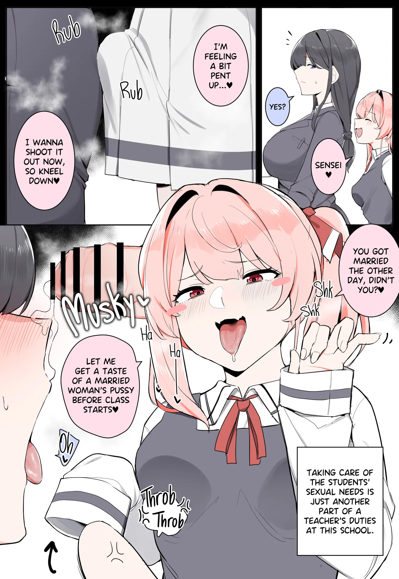 Teacher Providing Sexual Relief page 1 full