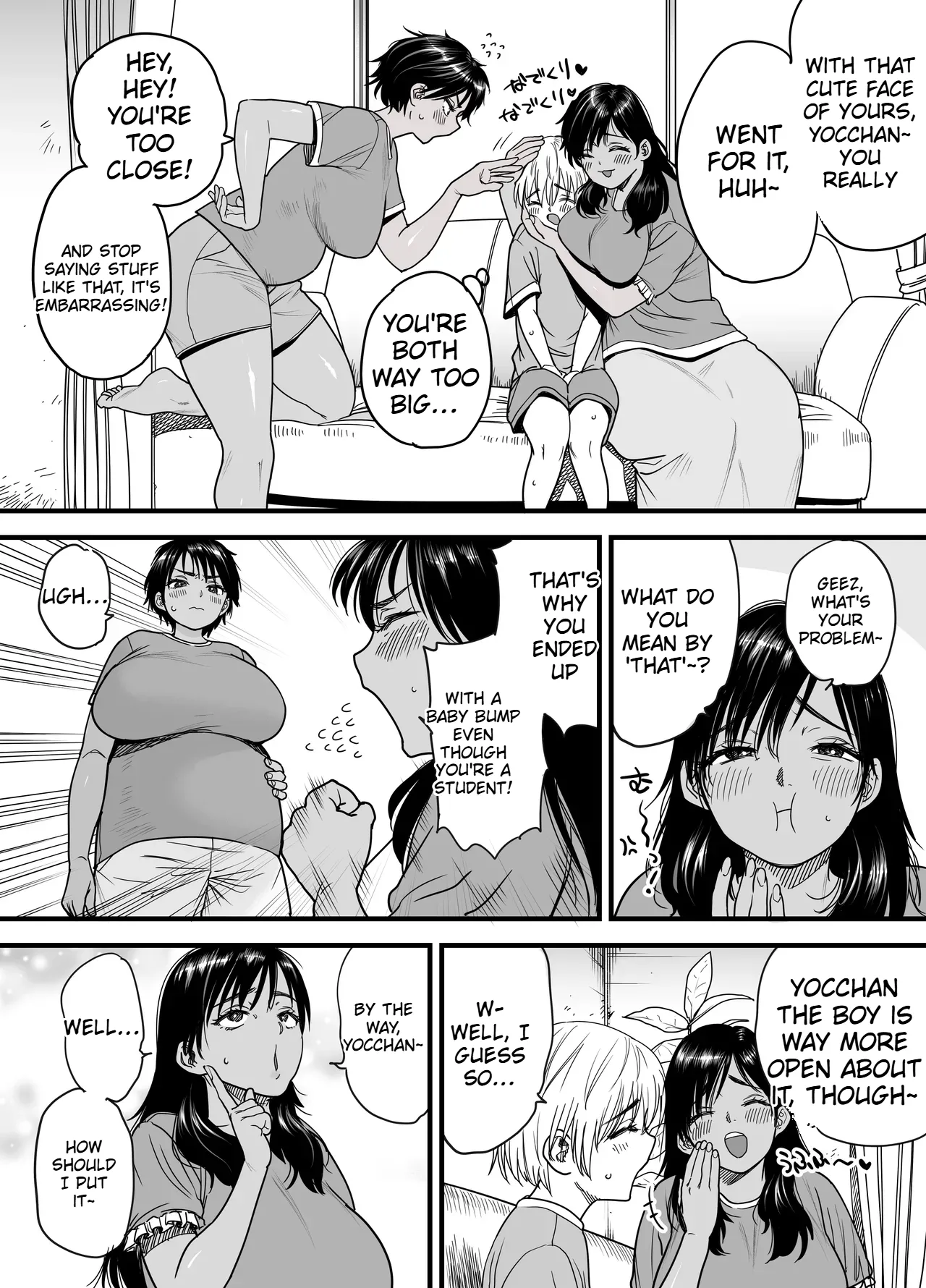 Tall, Tanned, Tomboyish! Nagisa-chan 3 — Since Pregnant Nagisa-chan Can't Do It, Nagisa's Hairy Mama Takes Care of the Sexual Relief: Sex Edition page 4 full