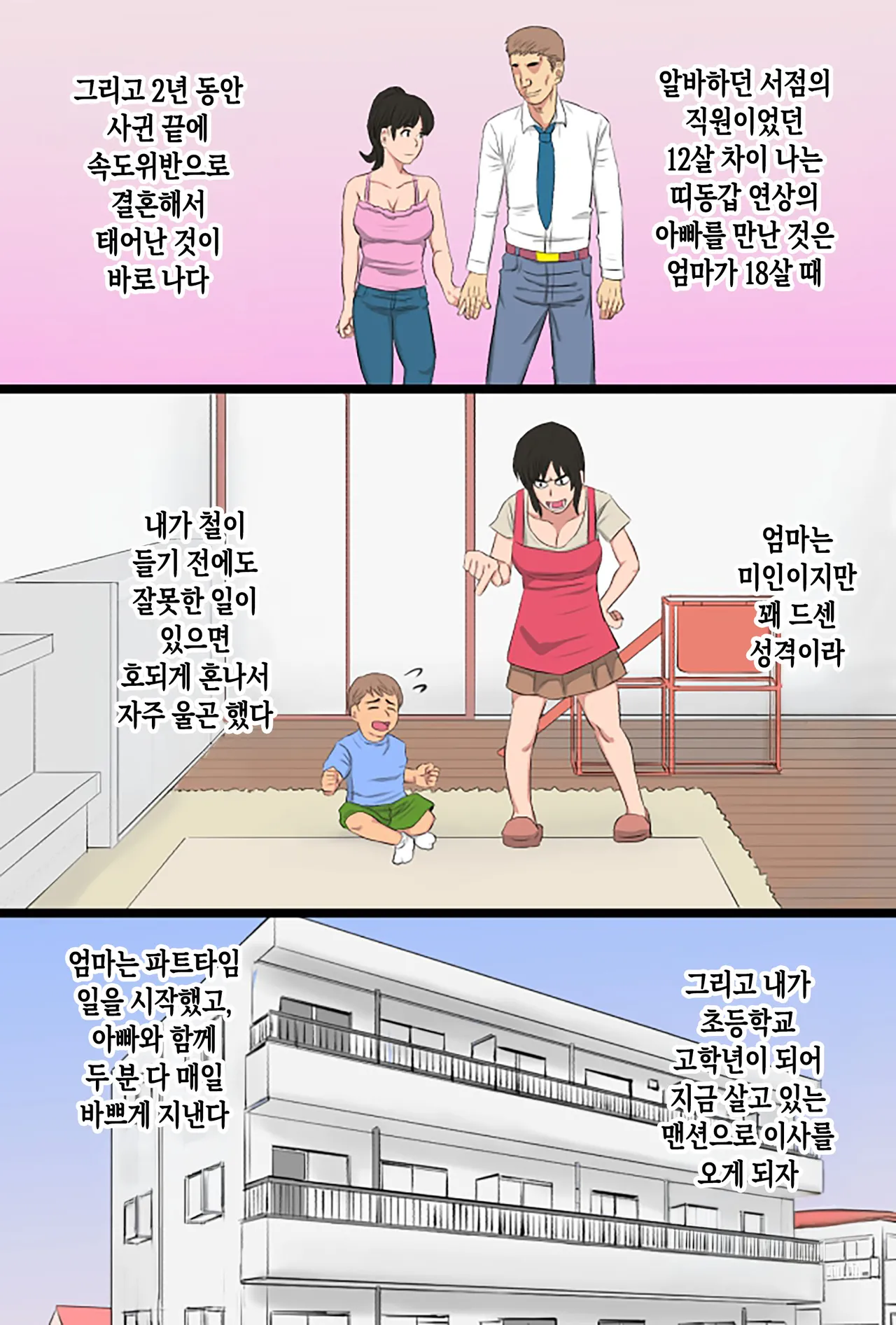 35-sai no Ore no Kaa-chan ga Seiteki Sugite Oni Tsurai!!!!! | 35살 우리 엄마가 지나치게 에로해서 개힘들어! page 4 full