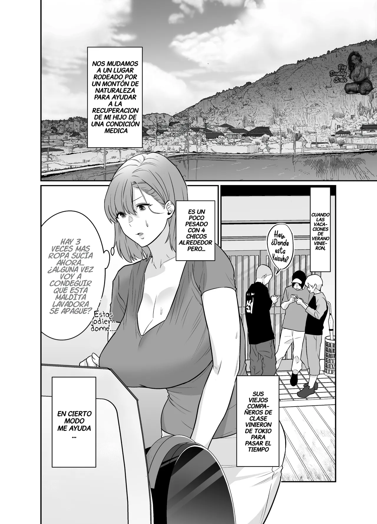 Natsu, Inaka. Tomodachi no Hahaoya to Amaku Tokeyuku Atsui Sex｜Verano En El Campo. Sexo Dulce Y Caliente Con La Madre De Un Amigo page 4 full