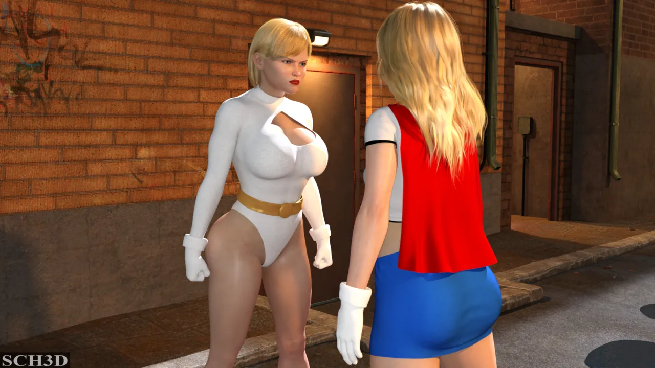 Supergirl and Galatea in Conflict page 1 full