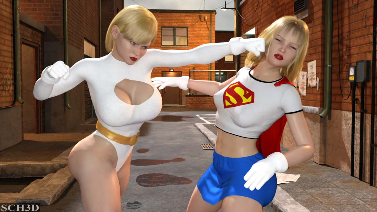 Supergirl and Galatea in Conflict page 3 full