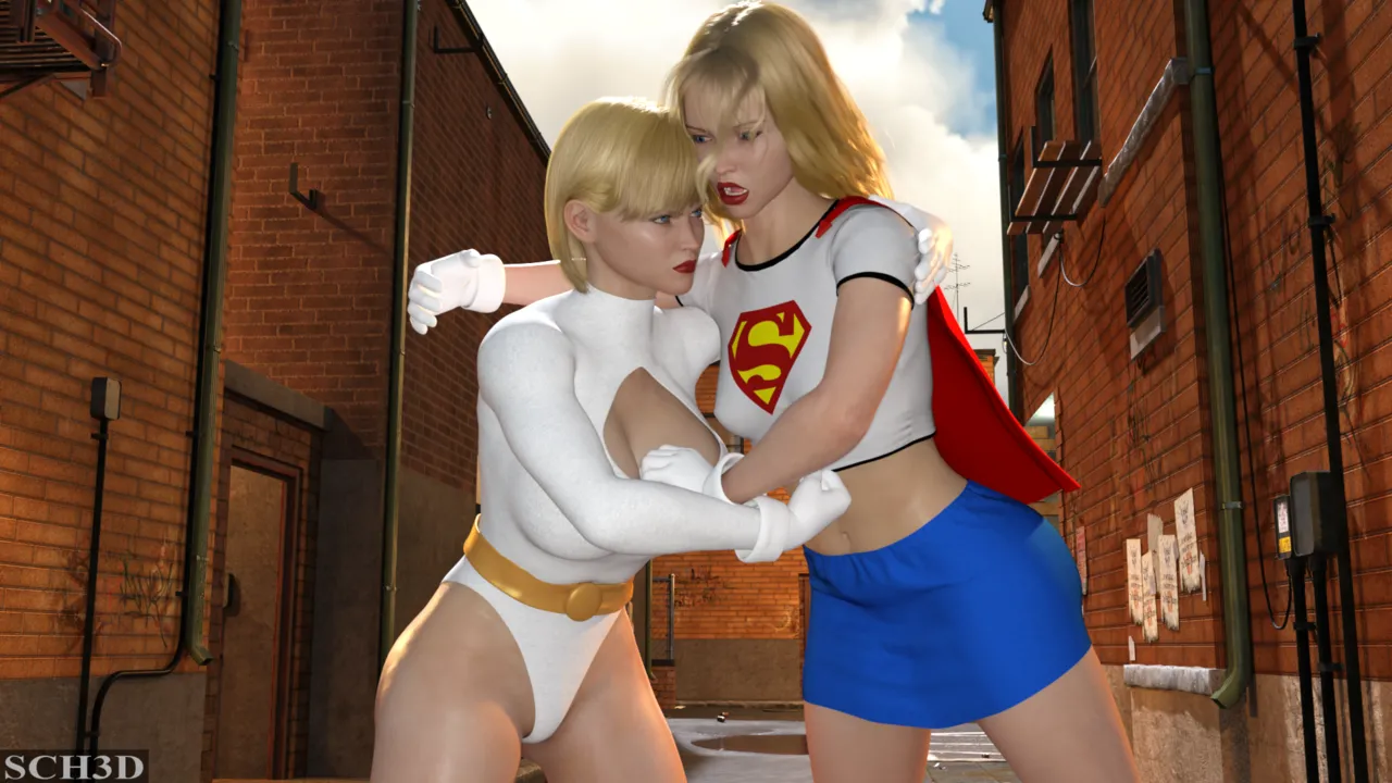 Supergirl and Galatea in Conflict page 4 full