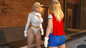 Supergirl and Galatea in Conflict cover
