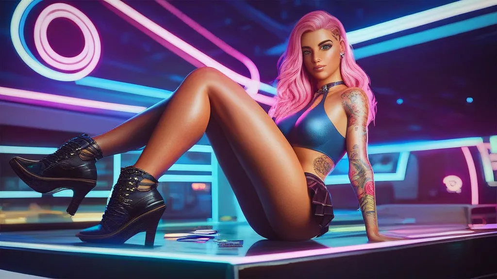 Neon Whispers Image Set - elena page 4 full