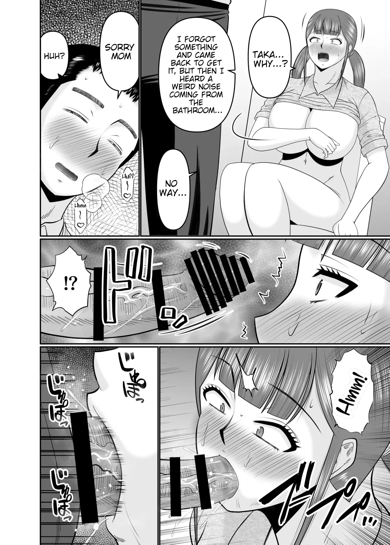 A big son and his short mother. page 7 full