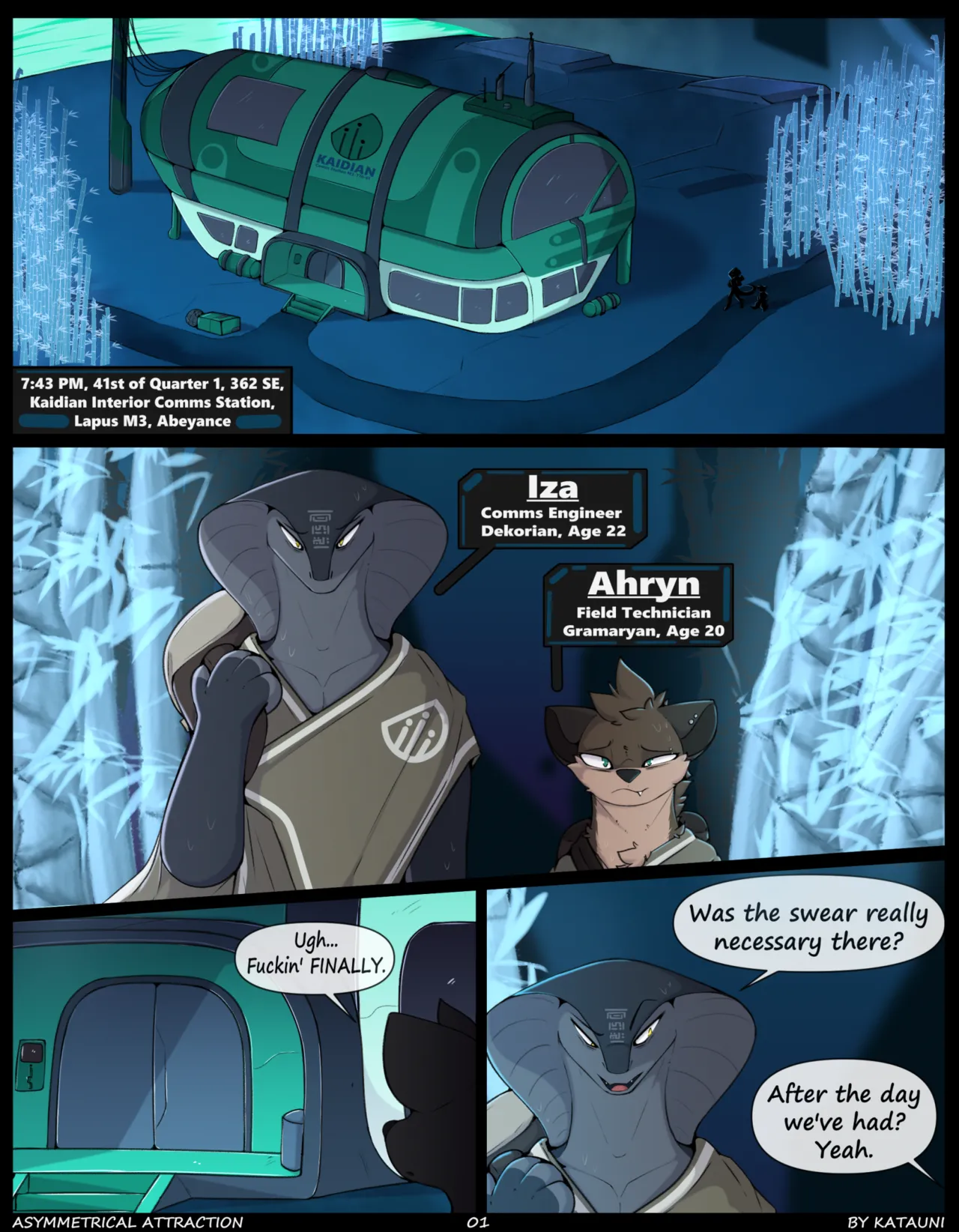 Asymmetrical Attraction page 1 full