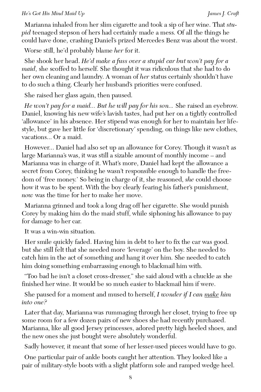 He's Got His Mind Maid Up James J. Craft page 10 full