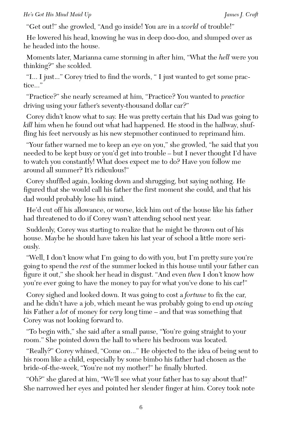 He's Got His Mind Maid Up James J. Craft page 8 full