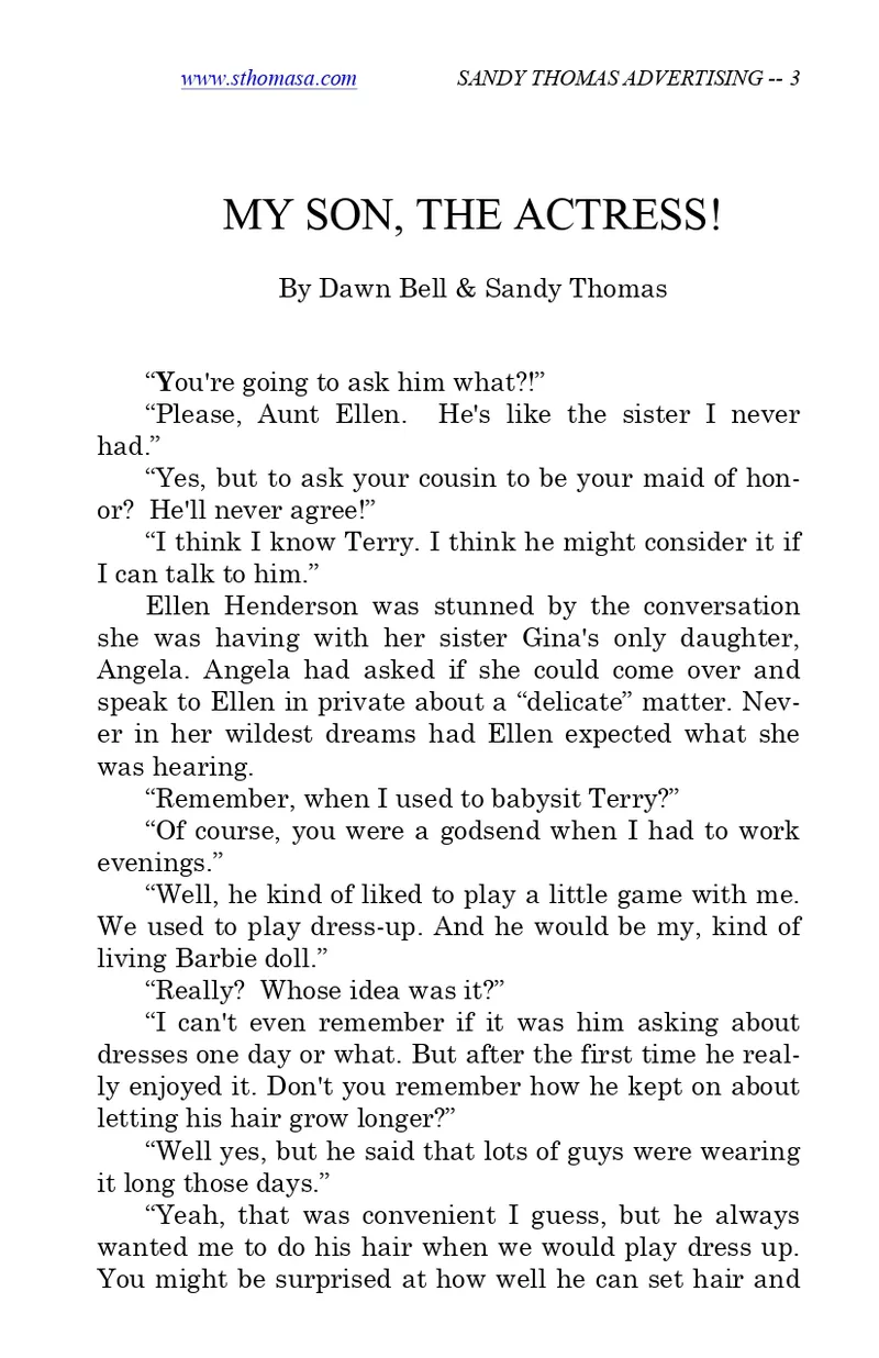 My Son, The Actress page 4 full
