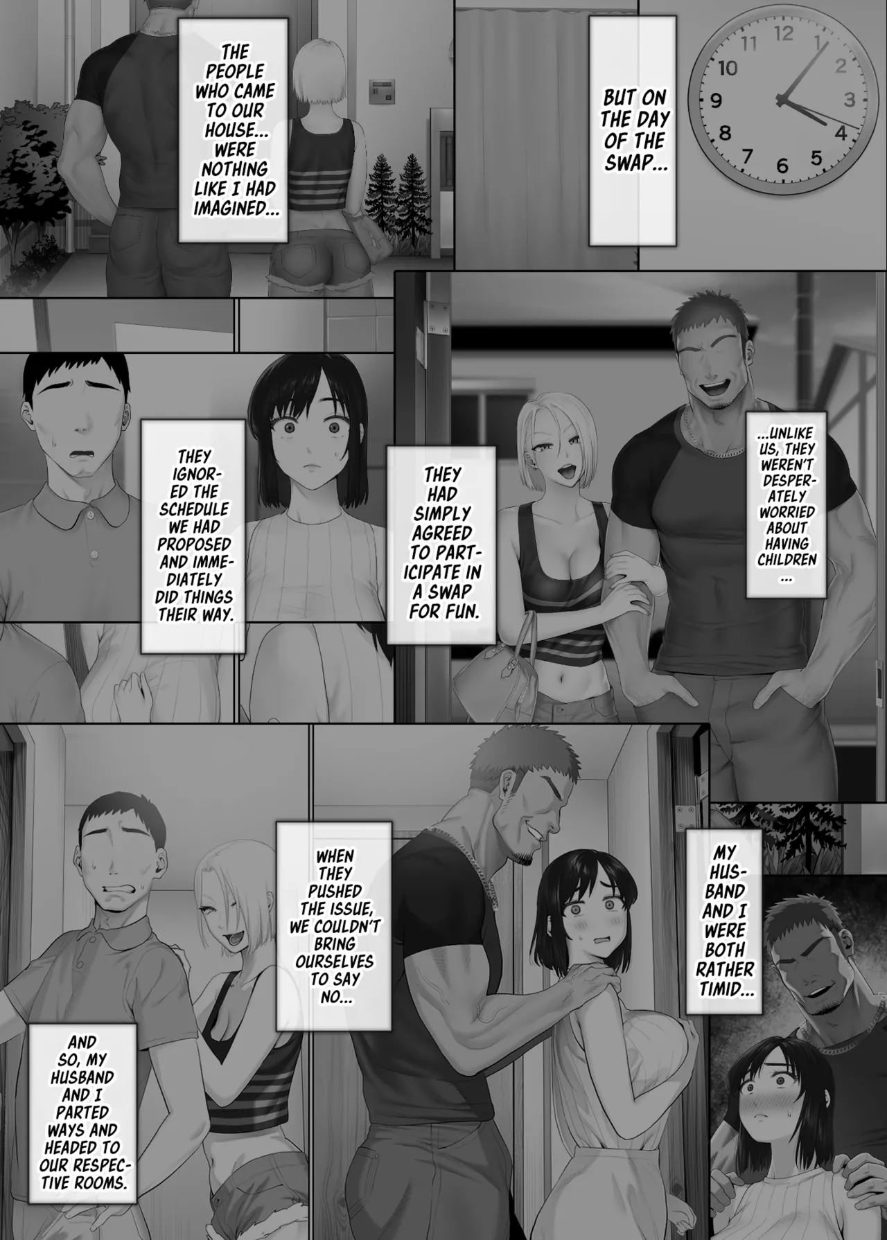 LeveChi na Swapping 2 ~Hatsu Zecchou de Iki Kuruu Tsuma Hen~ | Unbalanced Swapping 2 page 8 full