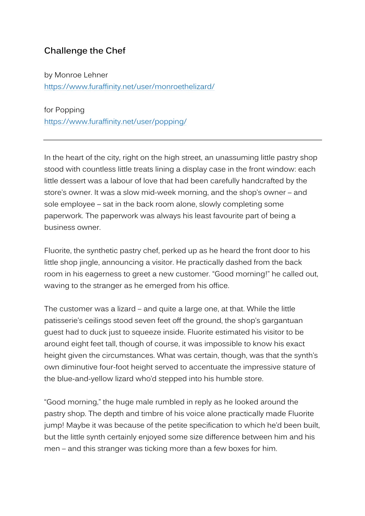 &amp; Monroe Lehner  Challenging the Chef page 2 full