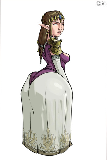 what if Zelda had a gigantic dumptruck ass? 😋 cover