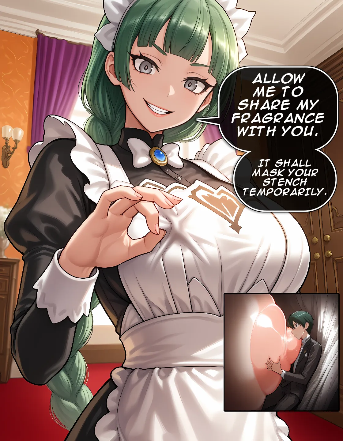 Comic - Giantess Lebanne will serve you faithfully page 6 full