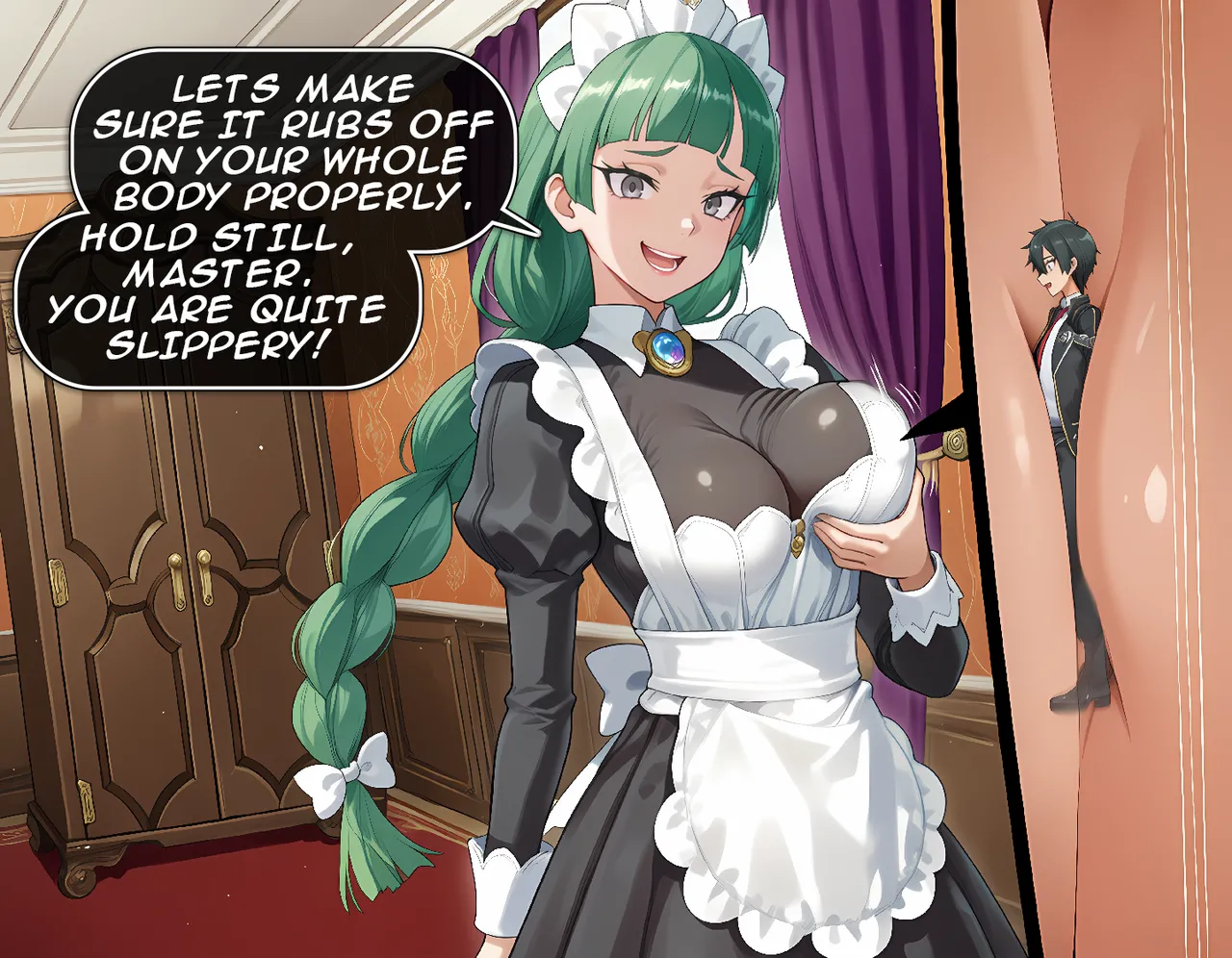 Comic - Giantess Lebanne will serve you faithfully page 7 full