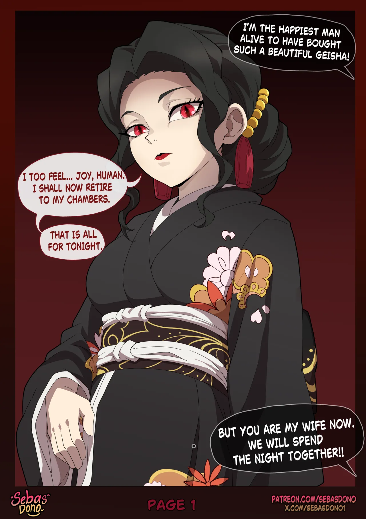 Female Musan Comic page 1 full